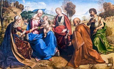 Mystical Marriage of Saint Catherine by Boccaccio Boccaccino